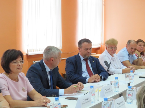 Встреча губернатора области А.С.Никитина с активом района.